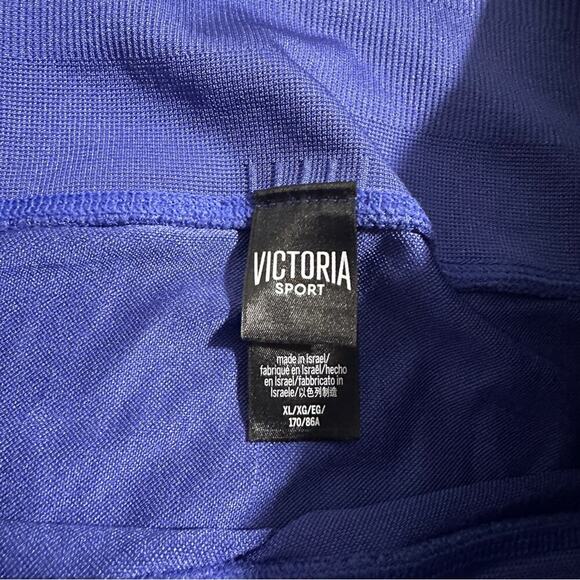 Victoria’s Secret Sport Blue Purple Mid Rise Cut Out Seamless Tight Leggings XLa - Picture 6 of 11